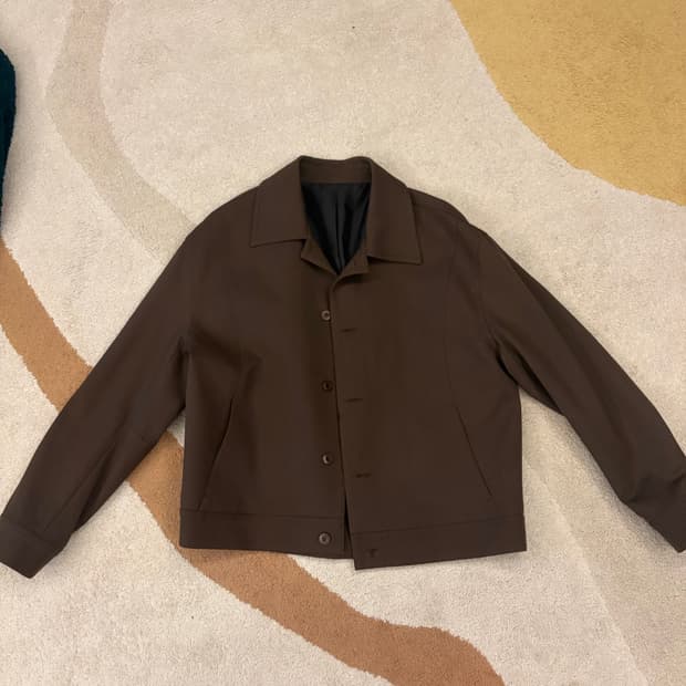 드로우핏 도브 울 미니멀 라인 자켓