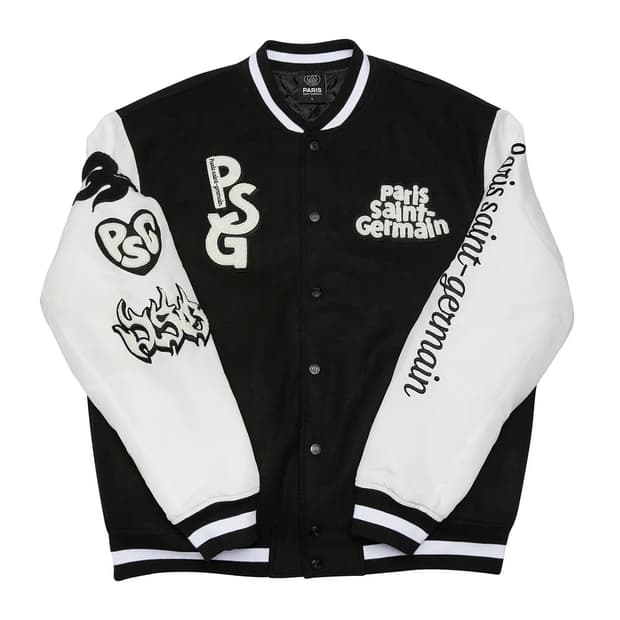 PSG 패치워크 바시티 (야구잠바) 블랙 L