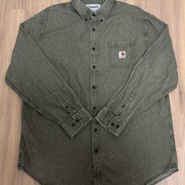 칼하트 셔츠 XL 올리브카키