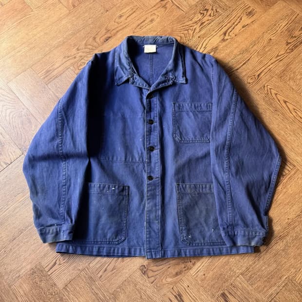 [L]90's 빈티지 페인팅 프렌치 워크자켓