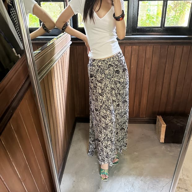 ISABEL MARANT ETOILE pazel maxi skirt