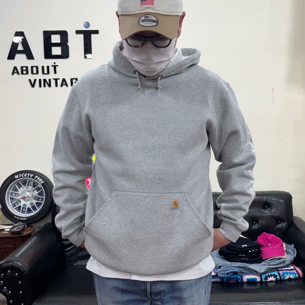 칼하트 k122 미드웨이트 루즈핏 후드 M