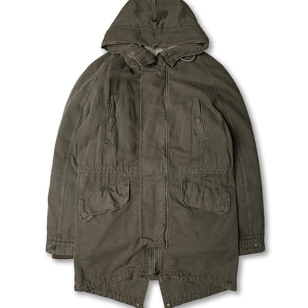 이브 살로몬 [Yves Salomon] 프렌치 아미 롱 야상 패딩 자켓