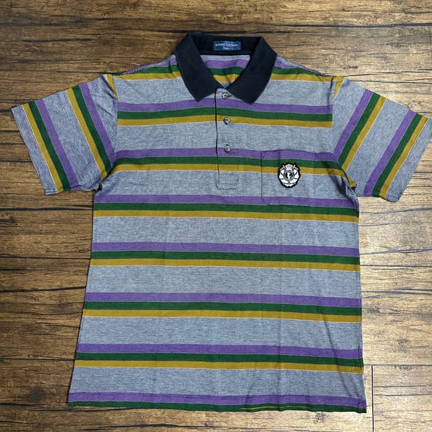 일본빈티지 River Course 스트라이프 카라티 L