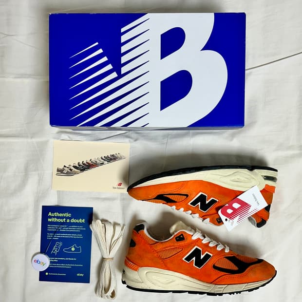 [255] 뉴발란스 990v2 마리골드 블랙 오렌지 M990AI2