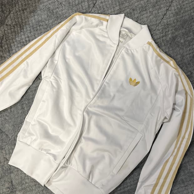 아디다스 져지 흰금