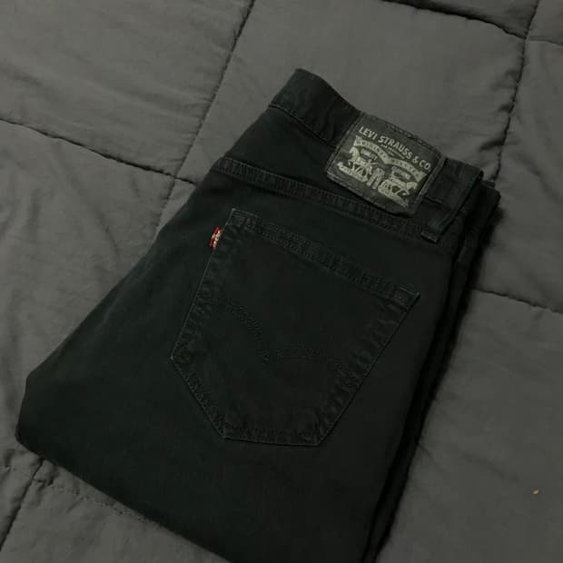 리바이스 블랙 데님 흑청 32인치