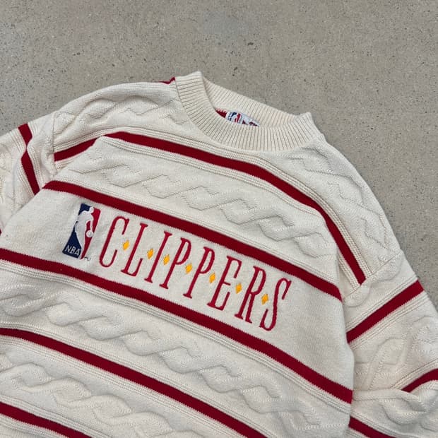 넛맥 90s LA 클리퍼스 빈티지 니트