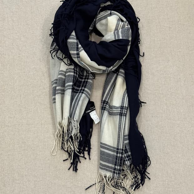 꼼데가르송 91aw 스티치 울 머플러