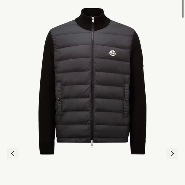 몽클레어 트리콧(패딩가디건) 26ss 새제품