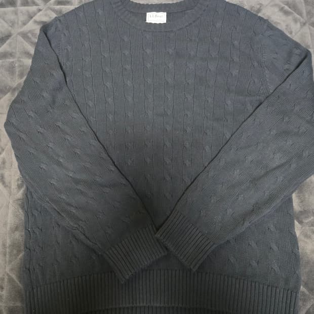 엘엘빈 (L.L.Bean) 네이비 니트 L