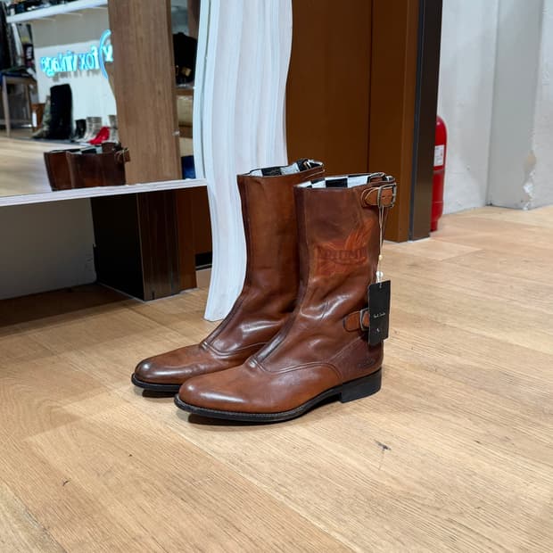 트라이엄프 by 폴 스미스 브라운 모터사이클 부츠 