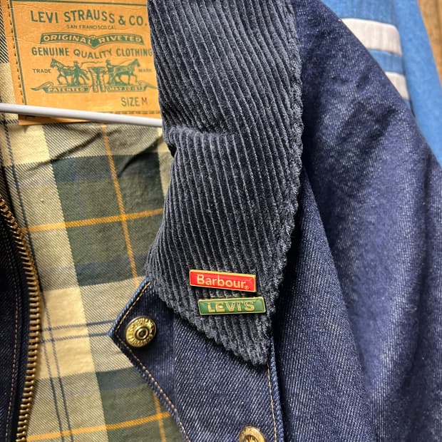 바버 리바이스 비데일 데님 자켓