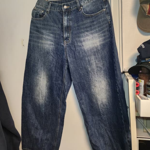 인템포무드 벌룬핏 데님 팬츠