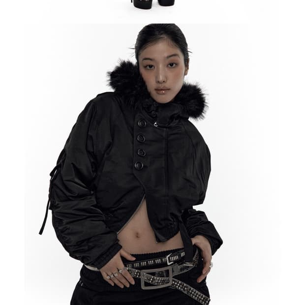 카시코 Hooded Crop Bomber