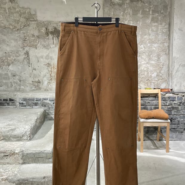 디키즈 브라운 덕 캔버스 유틸리티 팬츠