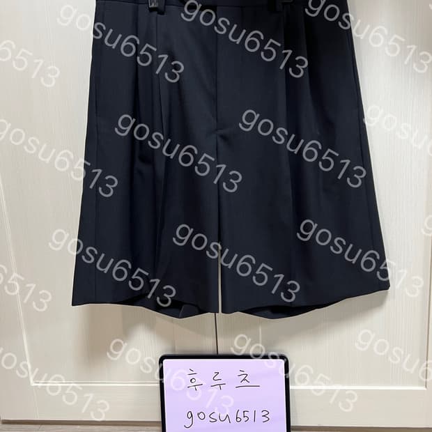 [4]오라리 26ss 라이트울 맥스 개버딘 쇼츠 블랙