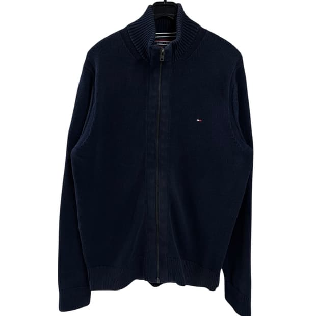타미힐피거 울 니트집업