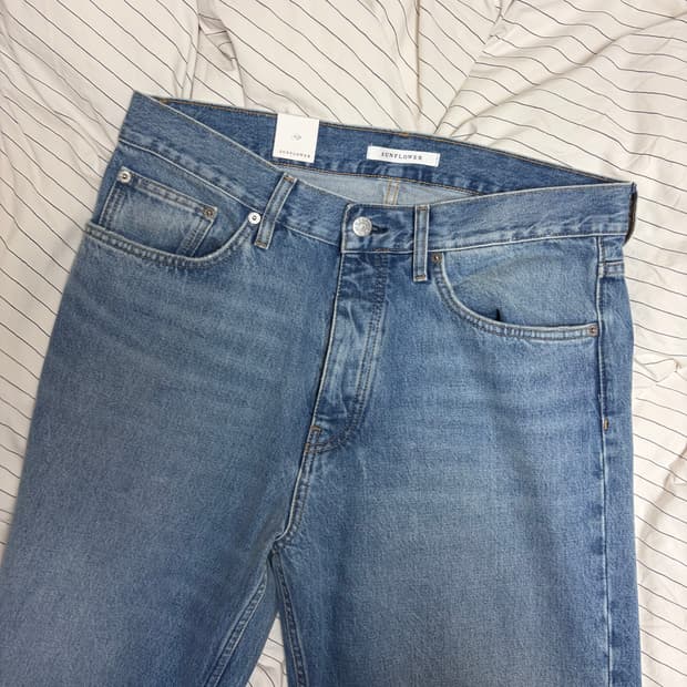 [33] Sunflower Loose Natural Vintage 데님