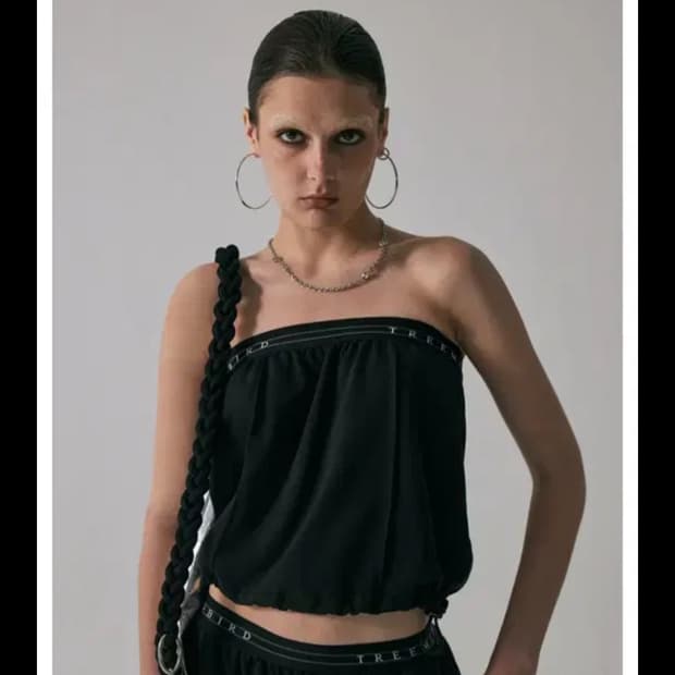 트리밍버드 Banding Sweat Set-Up Tank Top