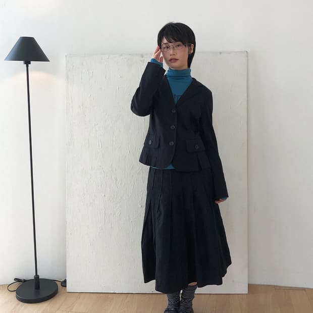 vintage MARGARET HOWELL pleated skirtt