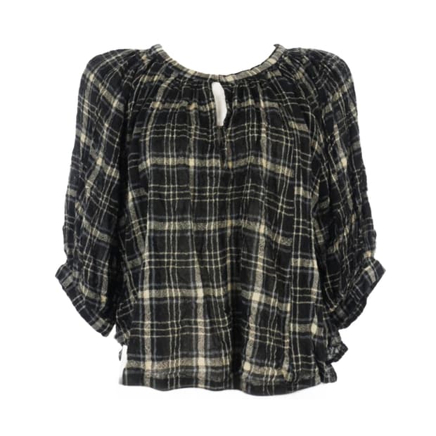 ISABEL MARANT ETOILE check blouse
