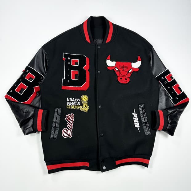 VTG 빈티지 NBA 시카고불스 모직 바시티자켓 XL