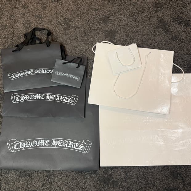 정품 크롬하츠 쇼핑백