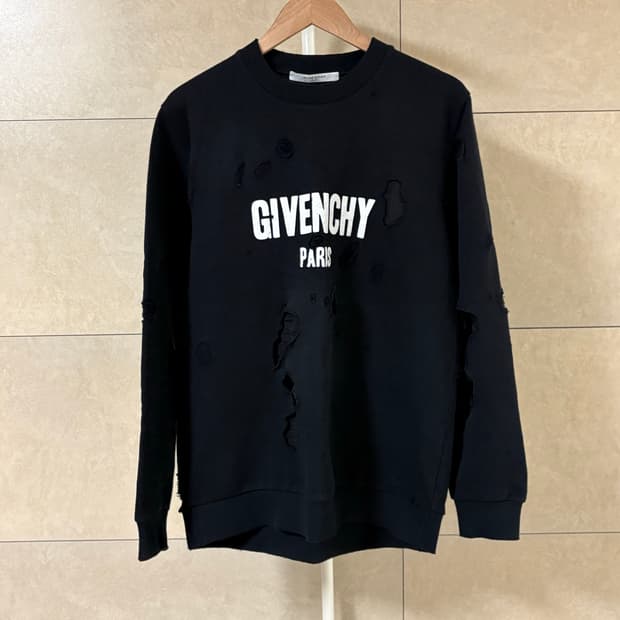 지방시 샷건 디스트로이드 맨투맨