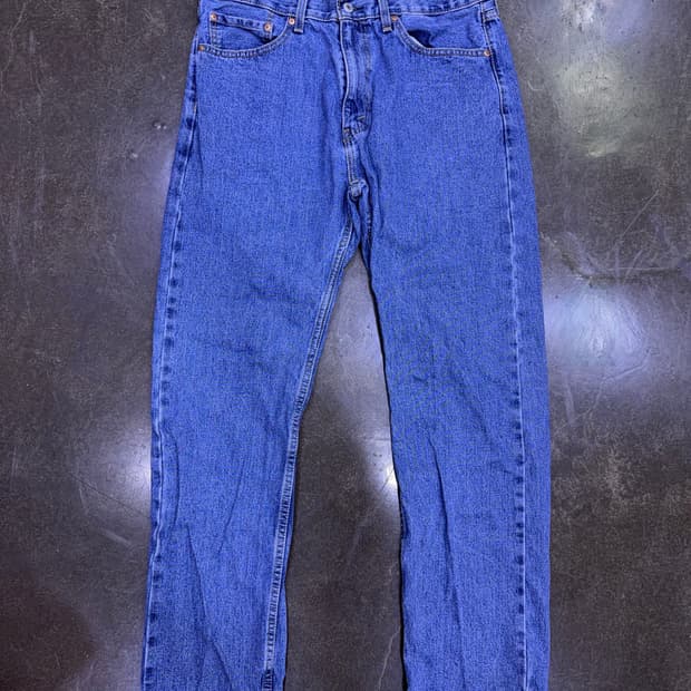 리바이스 505 레귤러 스트레이트핏 라이트 워싱 데님팬츠 36