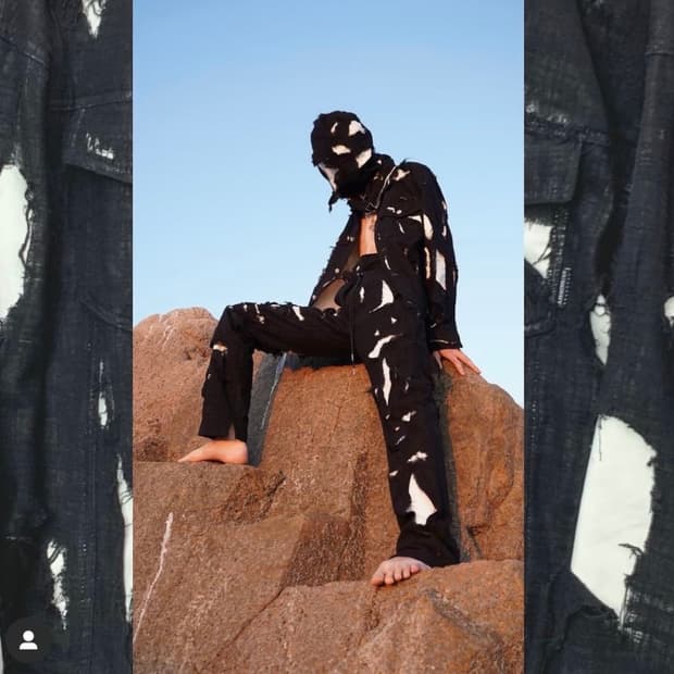 [SURGERY] 써저리 20fw 디스트로이드 팬츠 M