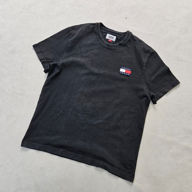 L 타미진스 로고패치 반팔티 0409Y