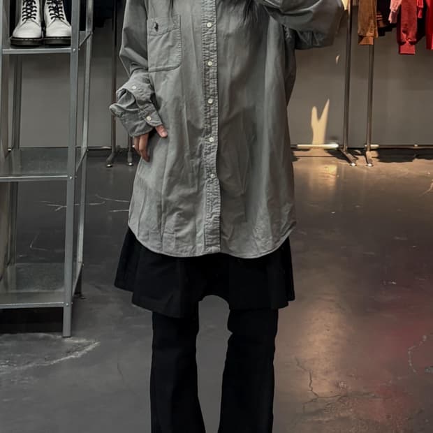 폴로랄프로렌 포니로고 그레이 클래식핏 셔츠A3537