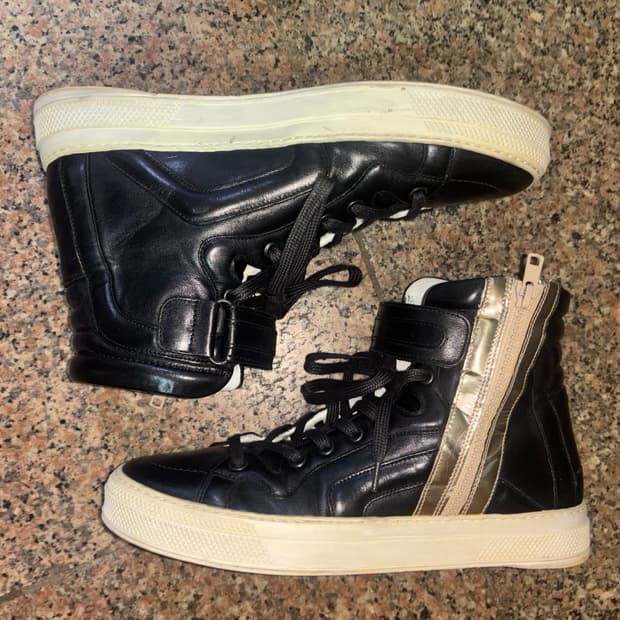 피에르 하디 집업 레더 하이탑