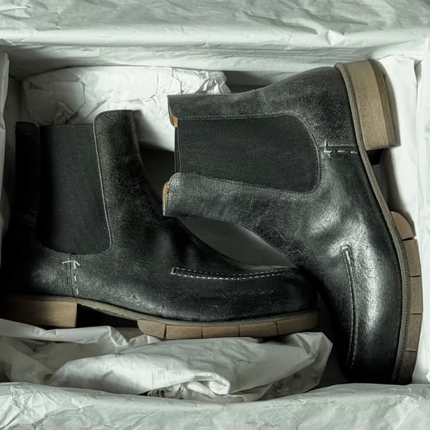 마르지엘라 크랙 가죽부츠 40사이즈 새상품