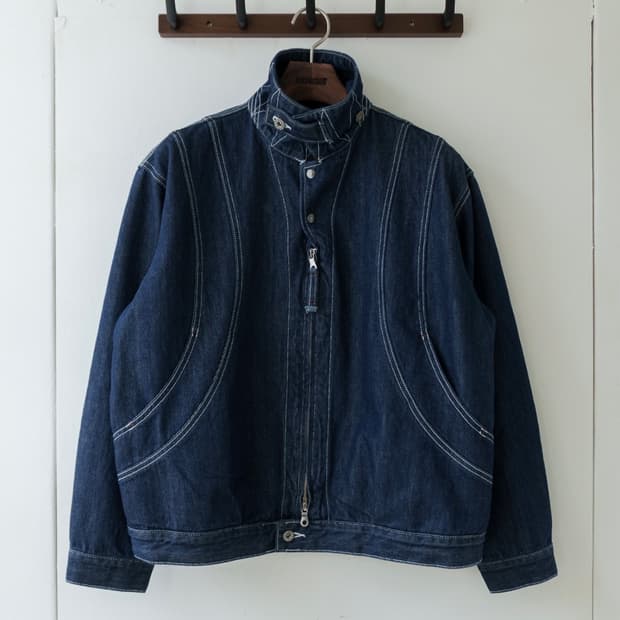 카락터 아크 패널 데님 블루종 인디고 00