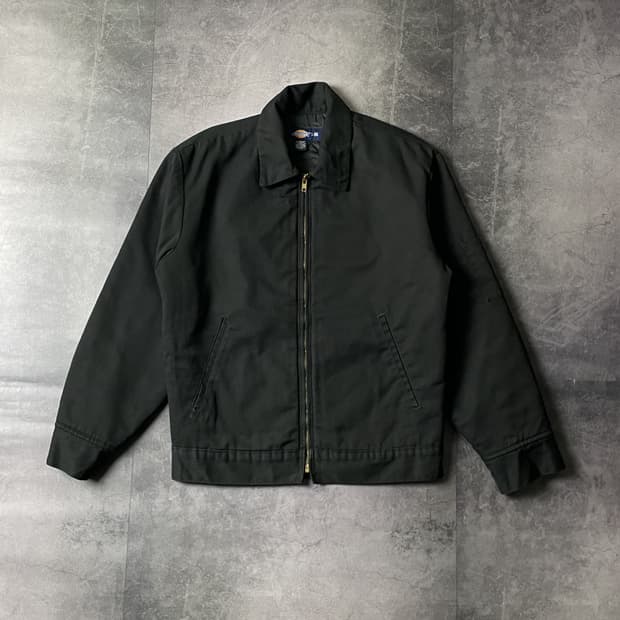 DICKIES 디키즈 빈티지 블랙 퀄팅 코튼 자켓