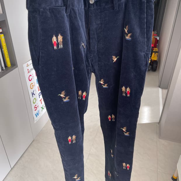 폴로 클래식핏 정품 코듀로이 바지 32