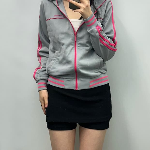 엄브로 사이드라인 그레이 후드 져지