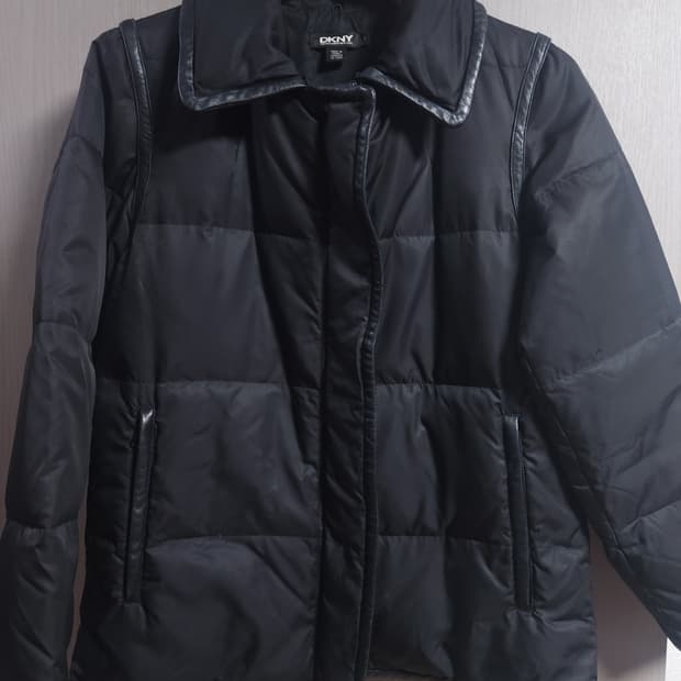 DKNY 덕다운 숏패딩, S