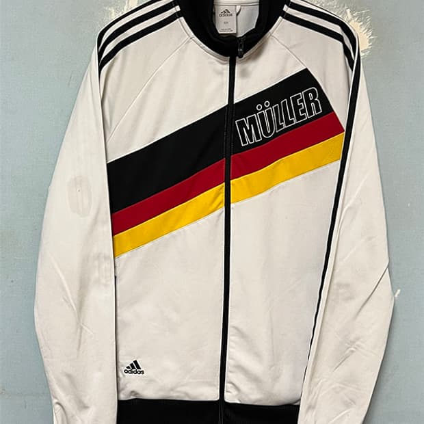 아디다스 뮐러 독일 트랙탑 남자 춘추 오염 XL 100-105
