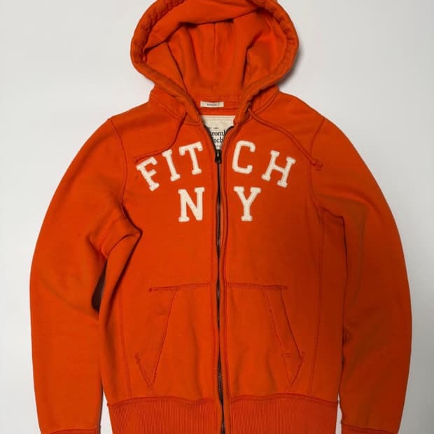 아베크롬비 주황 후드집업