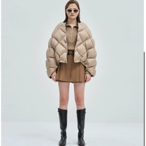 F/ 시스템 22F/W 케이프 패딩