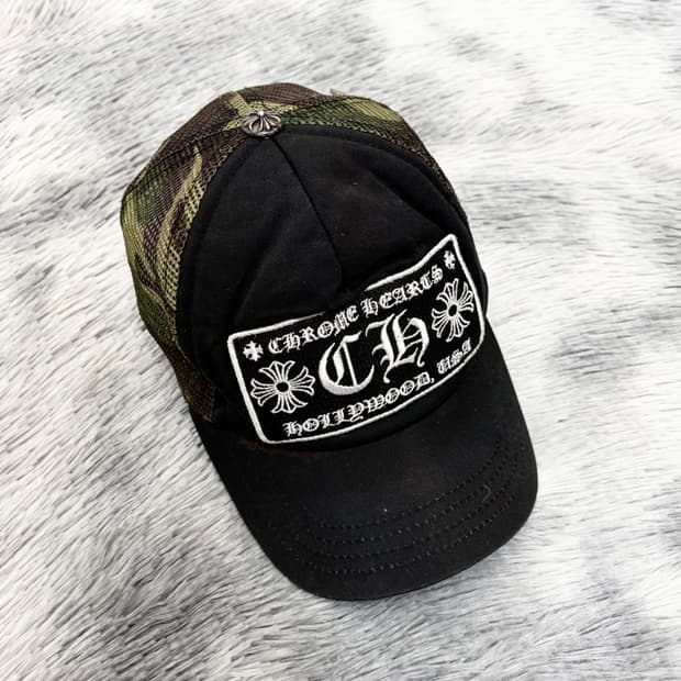 크롬하츠 카모 메쉬 캡