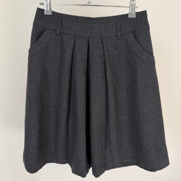 빈티지 미디 스커트
