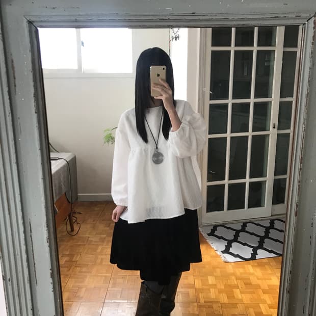 vintage ballon blouse