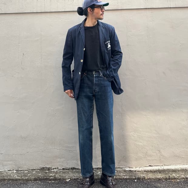 일본 헐리우드 런치 마켓 청바지 셀비지