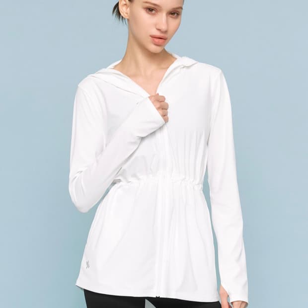 아이스 컴포트 UV컷 롱자켓 아이보리 XWFHJ02J2