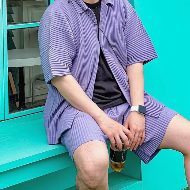 옴므플리세 반팔세트 판매