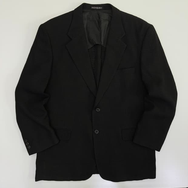 Yves Saint Laurent  이브생로랑 미니멀 블랙 블레이져